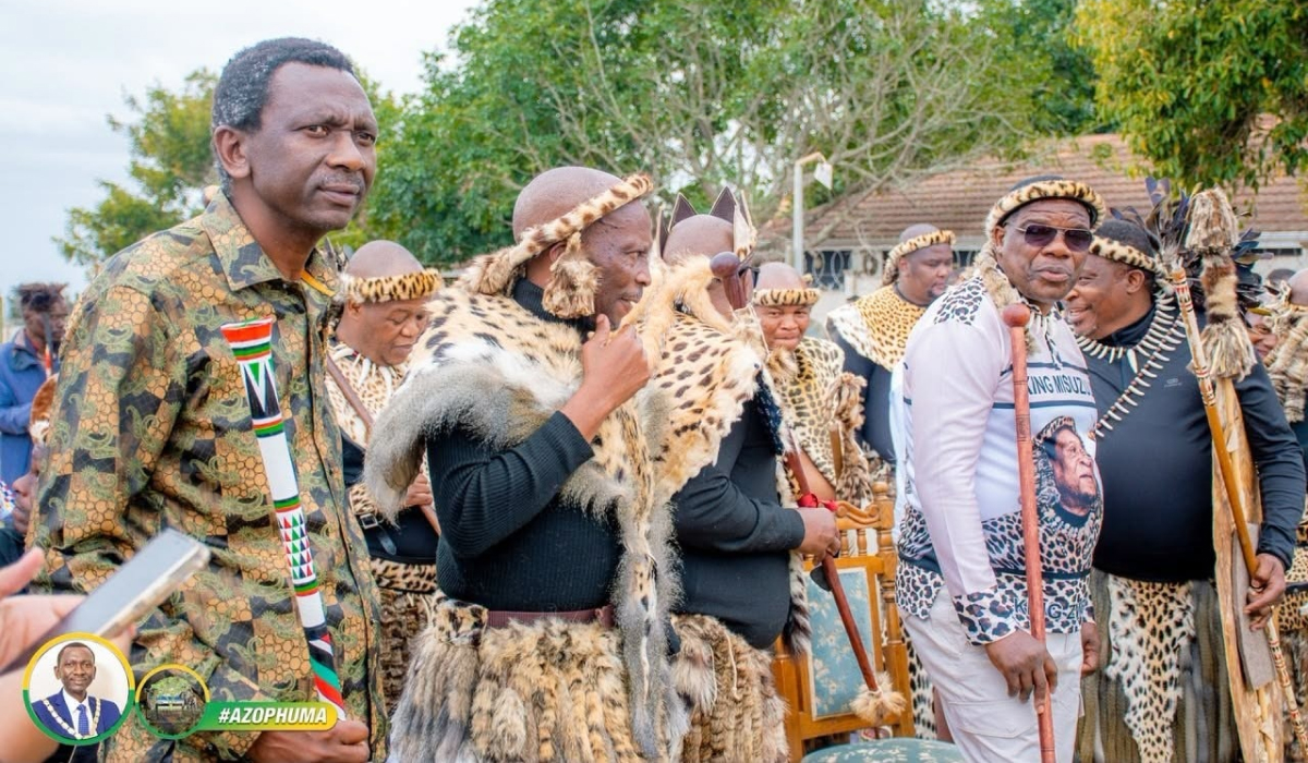 dignitaries impressed by the reed dance ceremony