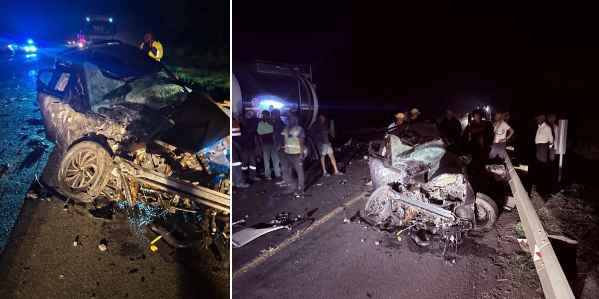 fatal head on collision on n2 between jozini turnoff and mkhuze 1